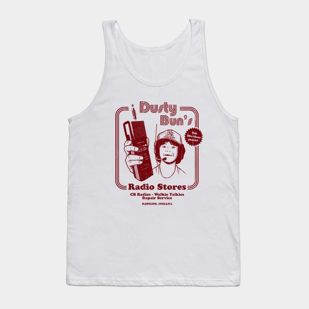 Dusty Bun's Radio Stores Tank Top by Stationjack